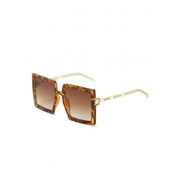 Ochelari de soare - aurii - animal print - Heda C6 - Ochelari de soare - aurii - animal print - Heda C6 -