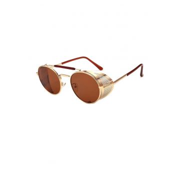 Ochelari de soare - aurii - rotunzi - aviator - Iana C7 - Ochelari de soare - aurii - rotunzi - aviator - Iana C7 -