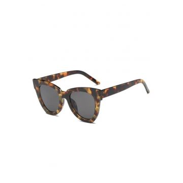 Ochelari de soare - maro - animal print - cat-eye - Hope C7 - Ochelari de soare - maro - animal print - cat-eye - Hope C7 -