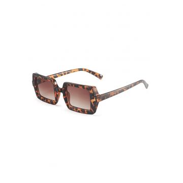 Ochelari de soare - maro - animal print - dreptunghiulari - Alivia C7 - Ochelari de soare - maro - animal print - dreptunghiulari - Alivia C7 -