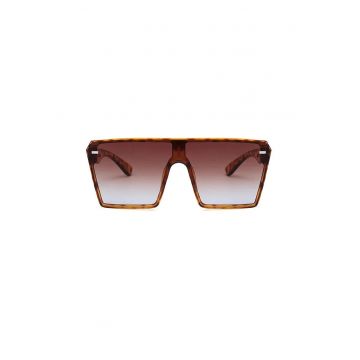 Ochelari de soare - maro - animal print - patrati - Bekka C1 - Ochelari de soare - maro - animal print - patrati - Bekka C1 -