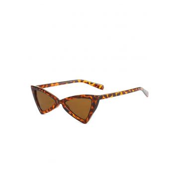Ochelari de soare - maro - animal print - stil retro - Casten C5 - Ochelari de soare - maro - animal print - stil retro - Casten C5 -