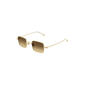 Ochelari de soare patrati unisex cu lentile in degrade - Auriu - Ochelari de soare patrati unisex cu lentile in degrade - Auriu -