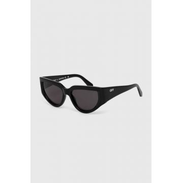 Off-White ochelari de soare femei, culoarea negru, OERI116_551007