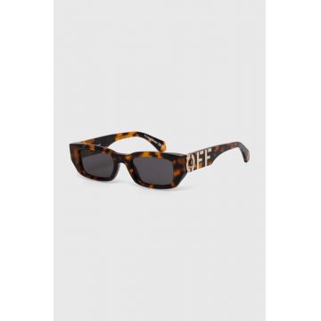 Off-White ochelari de soare femei, culoarea negru, OERI124_496007