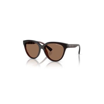 Armani Exchange ochelari de soare femei, culoarea maro, 0AX4148SU