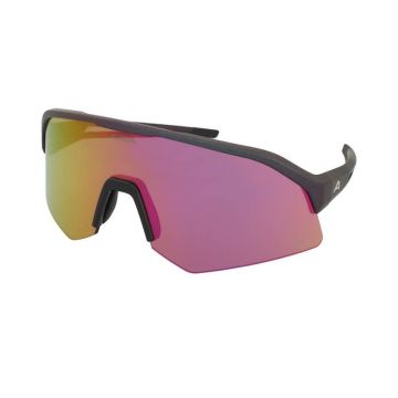 Sports Ochelari de vedere ,Ochelari de soare Alpina Sonic HR Q-Lite Black Purple Metalic Matt/Pink Mirror