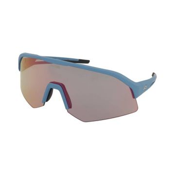 Sports Ochelari de vedere ,Ochelari de soare Alpina Sonic HR QV Smoke Blue Matt/Rainbow Mirror