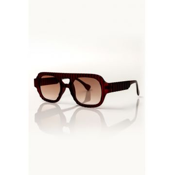Ochelari de soare aviator cu lentile in degrade Ochelari de soare aviator cu lentile in degrade