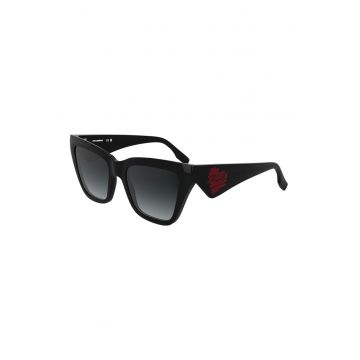 Ochelari de soare cat-eye cu lentile in degrade Ochelari de soare cat-eye cu lentile in degrade