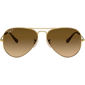 Ochelari de soare unisex Ray-Ban RB3025 001/M2 Aviator Large Metal