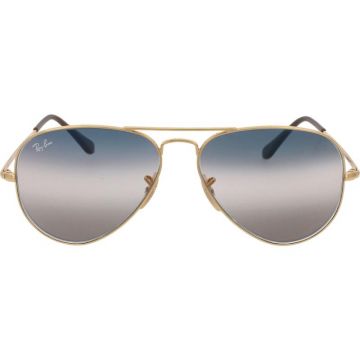 Ochelari de soare unisex Ray-Ban RB3689 001/GE Aviator Metal II