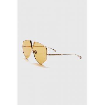 Valentino ochelari de soare V - HEXAGON culoarea auriu, VLS-115D
