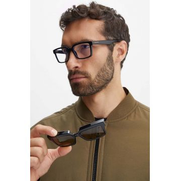 Gucci ochelari de soare barbati, culoarea negru, GG1543S