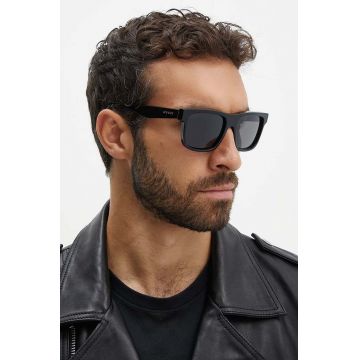 Gucci ochelari de soare barbati, culoarea negru, GG1618S