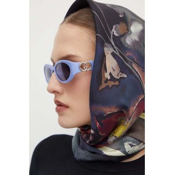 Gucci ochelari de soare femei, culoarea violet, GG1662SA