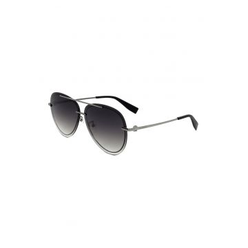 Ochelari de soare aviator cu rama metalica