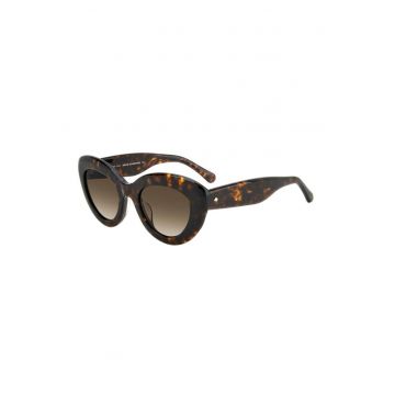 Ochelari de soare cat-eye cu rama cu model tortoise