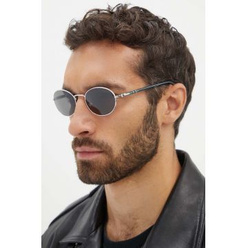 Persol ochelari de soare IDA barbati, culoarea argintiu, 0PO1018S