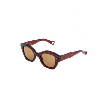 Ochelari de soare cat-eye cu aspect masiv