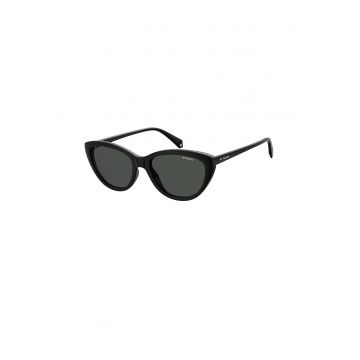 Ochelari de soare cat-eye cu lentile cu o culoare uniforma