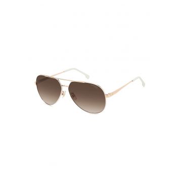 Ochelari de soare aviator cu rama metalica