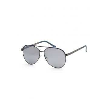 Ochelari de soare aviator cu rama metalica