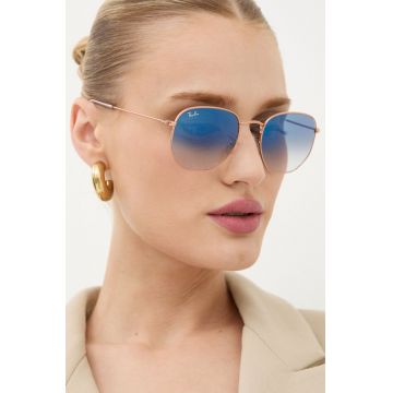 Ray-Ban ochelari de soare HEXAGONAL culoarea transparent, 0RB3548