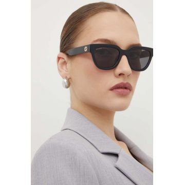 Gucci ochelari de soare femei, culoarea negru, GG1578S