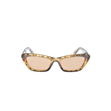 Ochelari de soare animal print si lentile maro