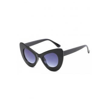 Ochelari de soare dama Butterfly Oversized - Negru-