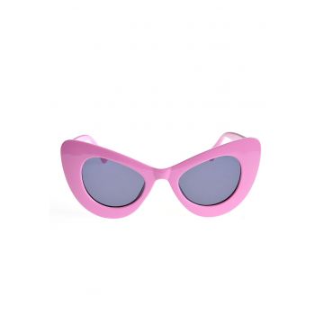 Ochelari de soare roz cat-eye